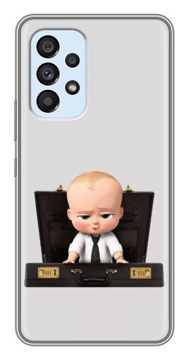 Силиконовый чехол с изображением "Босс с чемоданом" для Samsung Galaxy A33 (5G)