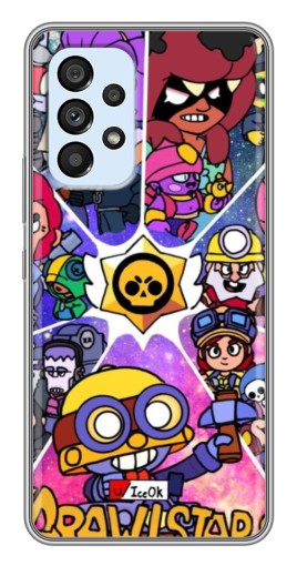 Силиконовый чехол с изображением "Brawl заставка" для Samsung Galaxy A33 (5G)