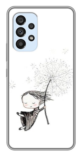 Чехол с картинкой "Девочка с одуванчиком" для Samsung Galaxy A33 (5G)