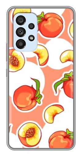 Чехол с печатью "Дольки персиков" для Samsung Galaxy A33 (5G)