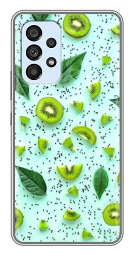 Силиконовый чехол с изображением "Фон киви" для Samsung Galaxy A33 (5G)