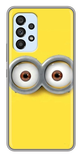 Чехол с картинкой "Глаза Боба миньона" для Samsung Galaxy A33 (5G)