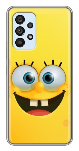 Силиконовый чехол с изображением "Квадратный Губка Боб" для Samsung Galaxy A33 (5G)