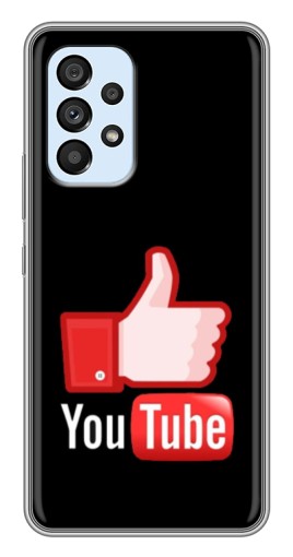 Чехол с картинкой "Лайк YouTube" для Samsung Galaxy A33 (5G)