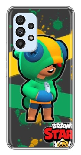 Чехол с печатью "Leon Brawl Stars" для Samsung Galaxy A33 (5G)