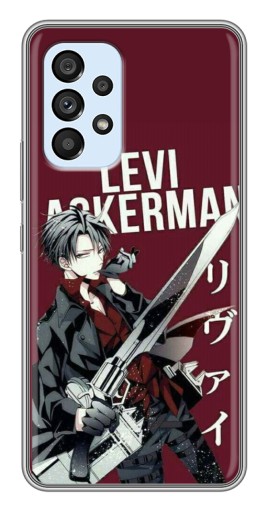 Силиконовый чехол с изображением "levi Ackerman" для Samsung Galaxy A33 (5G)