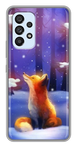 Чехол с картинкой "Лисичка в лесу" для Samsung Galaxy A33 (5G)