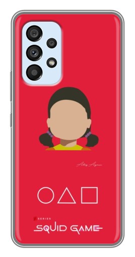 Силиконовый чехол с изображением "Лицо куклы" для Samsung Galaxy A33 (5G)