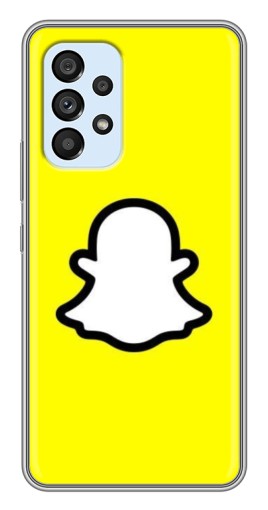 Чехол с картинкой "Лого Snapchat" для Samsung Galaxy A33 (5G)