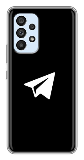 Чехол с принтом "Лого Телеграм" для Samsung Galaxy A33 (5G)