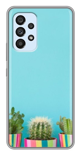 Чехол с картинкой "Маленькие кактусы" для Samsung Galaxy A33 (5G)