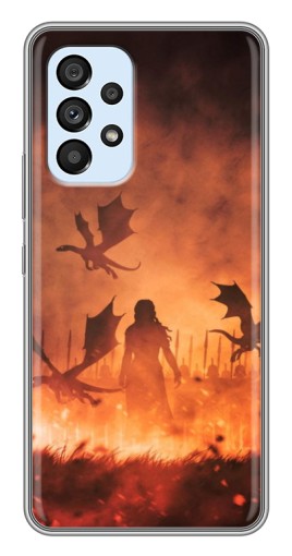 Силиконовый чехол с изображением "Мать драконов" для Samsung Galaxy A33 (5G)