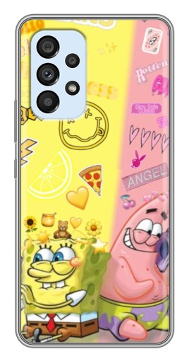 Силиконовый чехол с изображением "Модный разговор" для Samsung Galaxy A33 (5G)