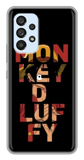Силиконовый чехол с изображением "Monky d Luffy" для Samsung Galaxy A33 (5G)