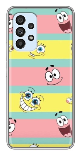 Силиконовый чехол с изображением "Мордашки" для Samsung Galaxy A33 (5G)