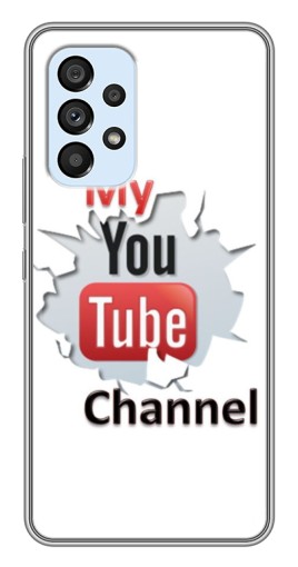 Чехол с печатью "My YouTube" для Samsung Galaxy A33 (5G)