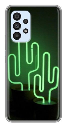 Чехол с принтом "Неоновый кактус" для Samsung Galaxy A33 (5G)