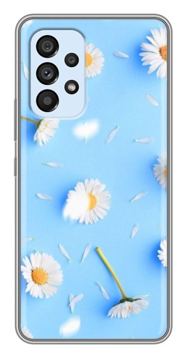 Чехол с печатью "Ромашковый фон" для Samsung Galaxy A33 (5G)