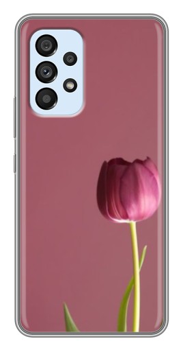 Чехол с картинкой "Розовый тюльпан" для Samsung Galaxy A33 (5G)