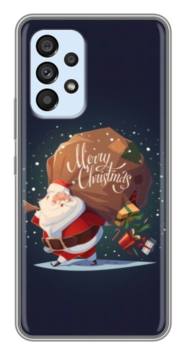 Силиконовый чехол с изображением "Санта с подарками" для Samsung Galaxy A33 (5G)