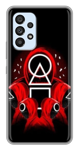 Чехол с картинкой "Солдаты с игры кальмара" для Samsung Galaxy A33 (5G)
