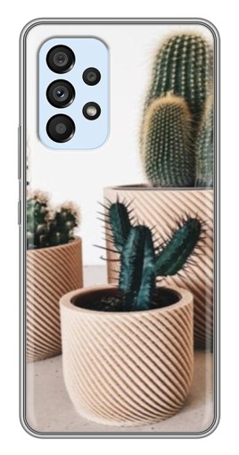 Силиконовый чехол с изображением "стильные кактусы" для Samsung Galaxy A33 (5G)