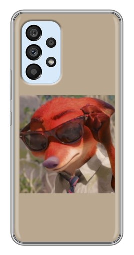 Силиконовый чехол с изображением "Стильный Ник" для Samsung Galaxy A33 (5G)