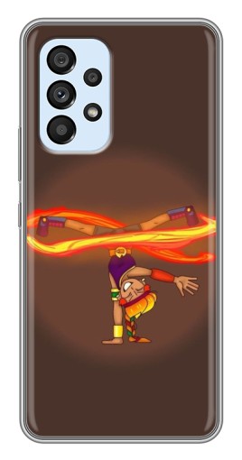 Силиконовый чехол с изображением "Танцующая Амбер" для Samsung Galaxy A33 (5G)