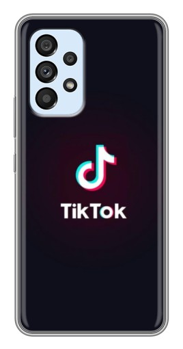 Чехол с картинкой "TikTok темный" для Samsung Galaxy A33 (5G)