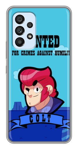 Силиконовый чехол с изображением "WANTED COLT" для Samsung Galaxy A33 (5G)
