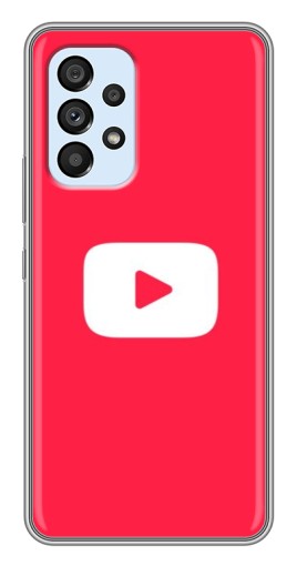 Чехол с принтом "YouTube Кнопка" для Samsung Galaxy A33 (5G)