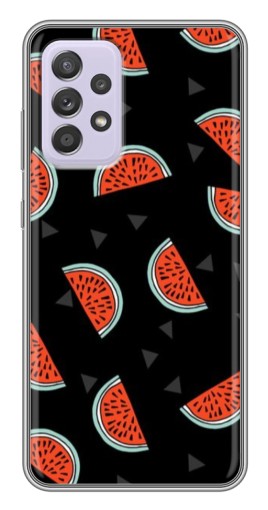 Чехол с принтом "Арбузы на черном" для Samsung Galaxy A52 5G (A526)