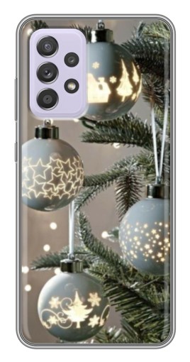 Силиконовый чехол с изображением "Белые шары " для Samsung Galaxy A52 5G (A526)