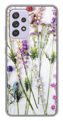 Чехол с печатью "Фон полевых цветов" для Samsung Galaxy A52 5G (A526)