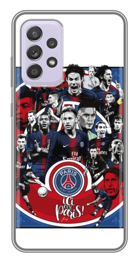 Чехол с принтом "Команда PSG" для Samsung Galaxy A52 5G (A526)