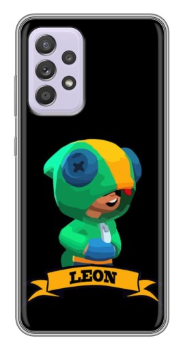 Силиконовый чехол с изображением "LEON" для Samsung Galaxy A52 5G (A526)