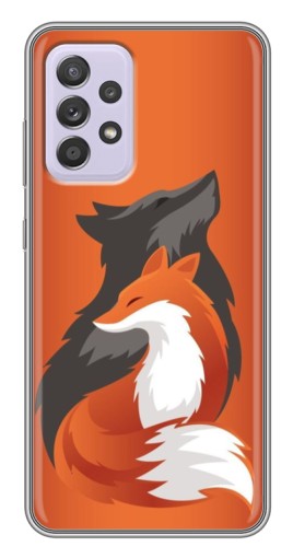 Чехол с картинкой "Лиса ART" для Samsung Galaxy A52 5G (A526)