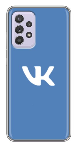 Чехол с картинкой "Лого ВК" для Samsung Galaxy A52 5G (A526)