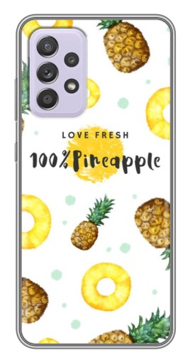 Чехол с принтом "Любовь к ананасам" для Samsung Galaxy A52 5G (A526)