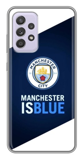 Чехол с печатью "Manchester is Blue" для Samsung Galaxy A52 5G (A526)