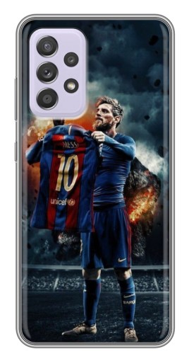 Чехол с печатью "Месси с футболкой" для Samsung Galaxy A52 5G (A526)