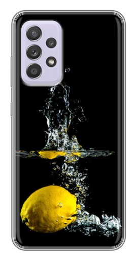Силиконовый чехол с изображением "Мокрый Лимон" для Samsung Galaxy A52 5G (A526)