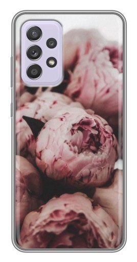 Чехол с картинкой "Нежные пионы" для Samsung Galaxy A52 5G (A526)