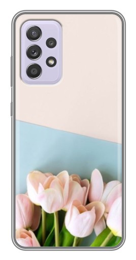 Чехол с принтом "Нежные тюльпаны" для Samsung Galaxy A52 5G (A526)