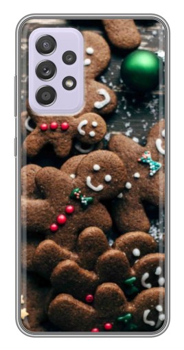 Чехол с принтом "Новогодние человечки" для Samsung Galaxy A52 5G (A526)