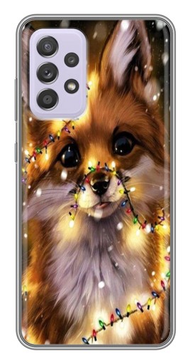 Чехол с принтом "Новогодний лесенок" для Samsung Galaxy A52 5G (A526)