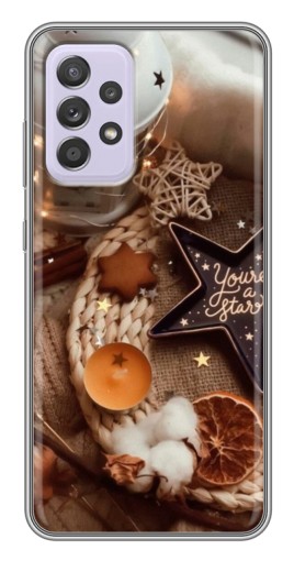 Чехол с принтом "Новогодняя атмосфера" для Samsung Galaxy A52 5G (A526)