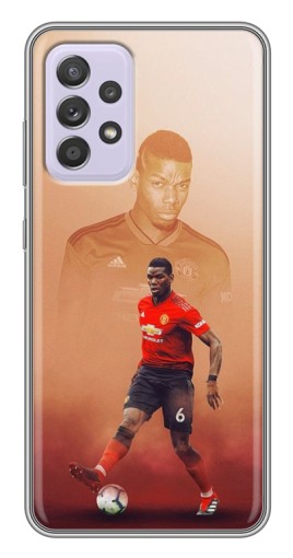 Силиконовый чехол с изображением "Pogba с Манчестера" для Samsung Galaxy A52 5G (A526)