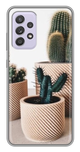 Чехол с принтом "стильные кактусы" для Samsung Galaxy A52 5G (A526)