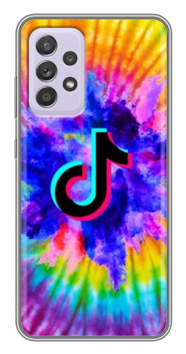 Чехол с картинкой "TikTok в красках" для Samsung Galaxy A52 5G (A526)